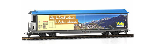 074-2688163 - H0 - Schiebewandwagen Haikqq-uy 5163 Volg (Ardez) beige, RhB, Ep. VI